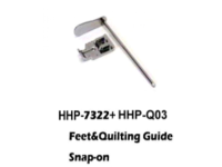 HHP-7322+HHP-Q03 1/4-inch FOOT FOR Household Sewing Parts HHP-7322+HHP-Q03