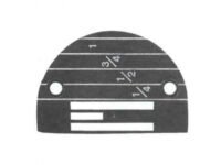 44162LGB Needle Plate Sewing Machine Part