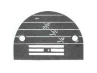 147150LGW Needle Plate Sewing Machine Part