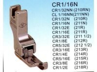 CR1/16N Presser Foot Sewing Machine Part